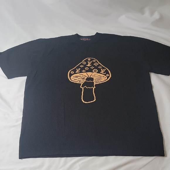 Louis Vuitton Other - Louis Vuitton Black Short-Sleeved Intarsia Crewneck